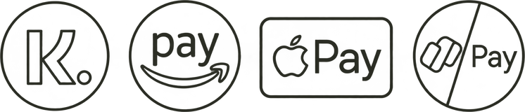 Klarna, Amazon Pay, Apple Pay and Google Pay